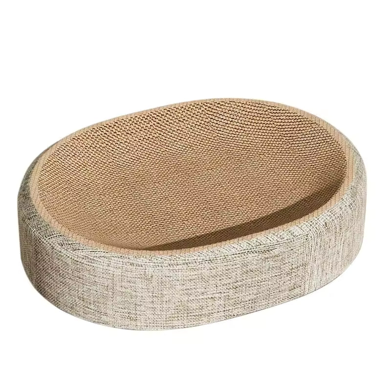 Oval Shape Scratch Pad For Cats