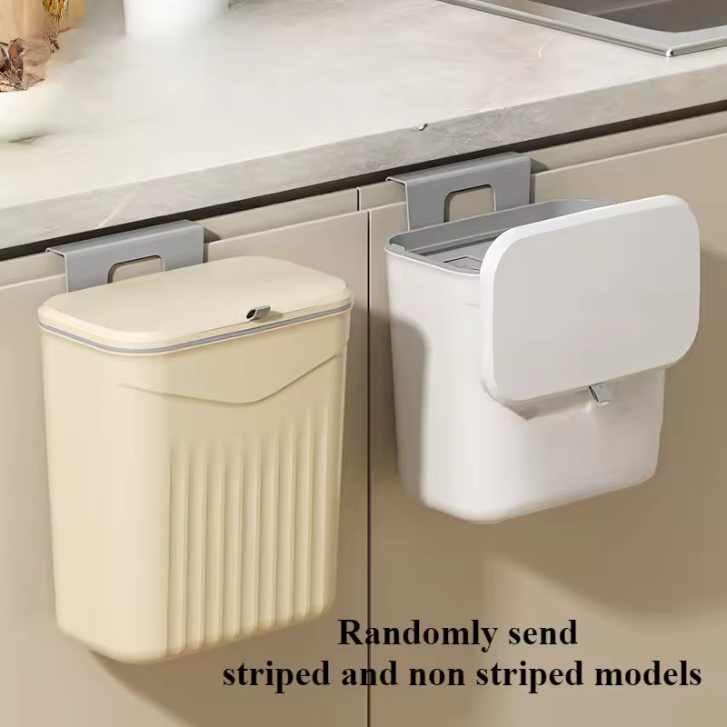 Wall-Mounted Trash Bin for Kitchen