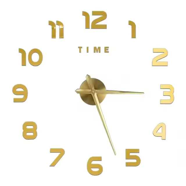 Large 3D DIY Wall Clock